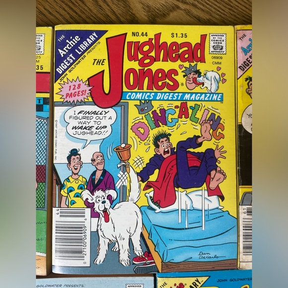 The Archie Digest Library. 7 Vintage Comic Books 1987. Jughead /Betty & Veronica - Picture 3 of 8